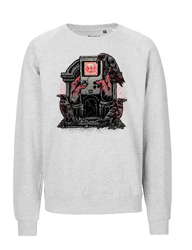 Here Lies the Gamer - Gamer, gaming, video games, nostalgia, nostalgic, retro, classic - Fairtrade Sweatshirt