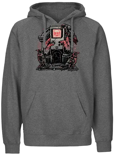 Here Lies the Gamer - Gamer, gaming, video games, nostalgia, nostalgic, retro, classic - Fairtrade Hoodie