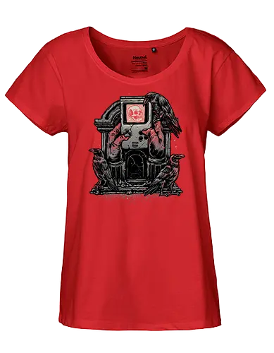 Here Lies the Gamer - Gamer, gaming, video games, nostalgia, nostalgic, retro, classic - Fairtrade Girl Shirt