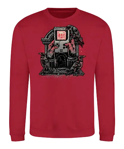 Here Lies the Gamer - Gamer, gaming, video games, nostalgia, nostalgic, retro, classic - Sweatshirt