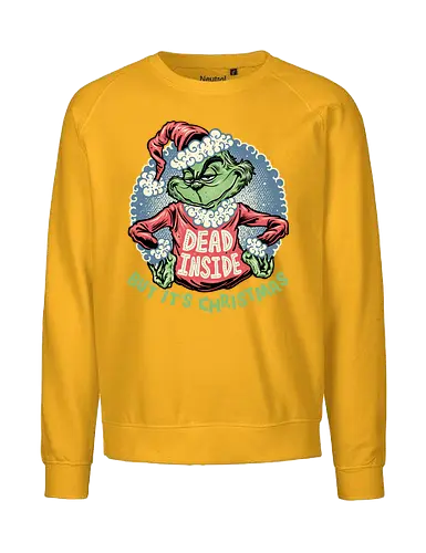 Dead Inside but its Christmas - Movie, film, Santa Claus, Christmas, Holidays, Xmas, Santa, funny, humor - Fairtrade Sweatshirt