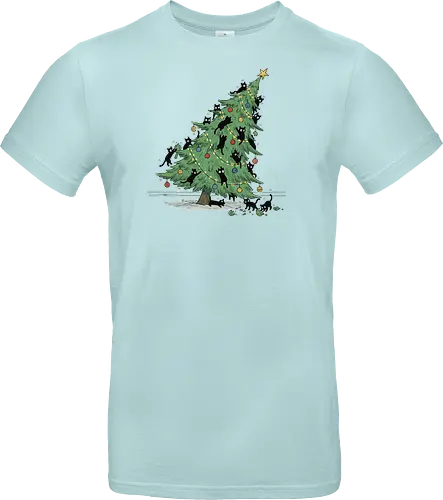 Christmas Tree Cat-astrophe