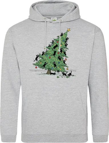 Christmas Tree Cat-astrophe