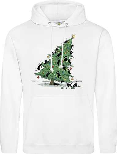 Christmas Tree Cat-astrophe