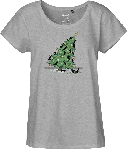 Christmas Tree Cat-astrophe