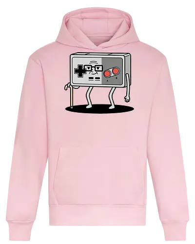 OG Gamer: Classic Controller - NES controller, retro gamer, old school gaming, classic Nintendo, 8-bit, nostalgic, funny gamer, OG gamer, video game humor, t-shirt design, art print, geek humor, vintage console, elderly gamer, D-pad - Heavyweight Hoodie