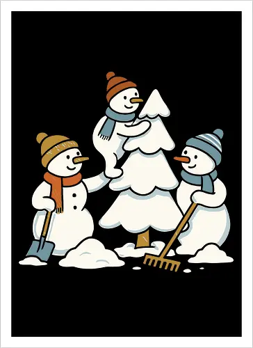 Team Snowman Decorating