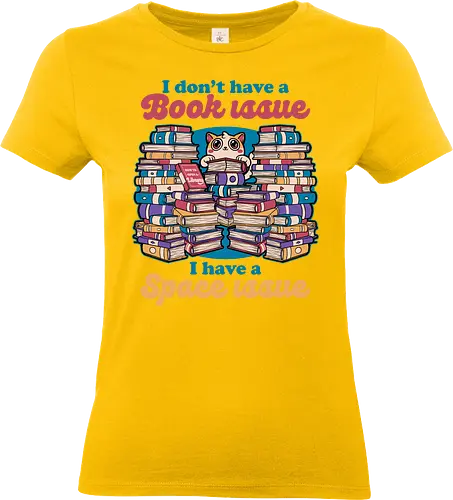 Cat Books Library - Book, Books, Bookworm, Library, Pet, Pets, Adventure, Fantasy, Social Issues, Cat, Cat Owner - Standard T-Shirt (Women)
