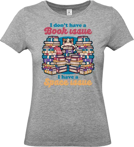 Cat Books Library - Book, Books, Bookworm, Library, Pet, Pets, Adventure, Fantasy, Social Issues, Cat, Cat Owner - Standard T-Shirt (Women)
