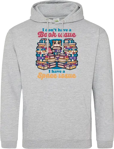 Cat Books Library - Book, Books, Bookworm, Library, Pet, Pets, Adventure, Fantasy, Social Issues, Cat, Cat Owner - Standard Hoodie