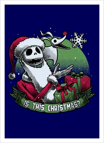 Skeleton Christmas Halloween