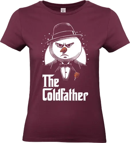Snowman Mafia Movie - movies, crime, drama, cult, movie, mafia, cult film, cult movie, classic movie, retro vintage, Holiday, Winter, Christmas, Christmas Vacation, Christmas Eve, snow, snowman - Standard T-Shirt (Women)