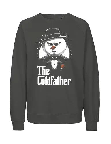 Snowman Mafia Movie - movies, crime, drama, cult, movie, mafia, cult film, cult movie, classic movie, retro vintage, Holiday, Winter, Christmas, Christmas Vacation, Christmas Eve, snow, snowman - Fairtrade Sweatshirt