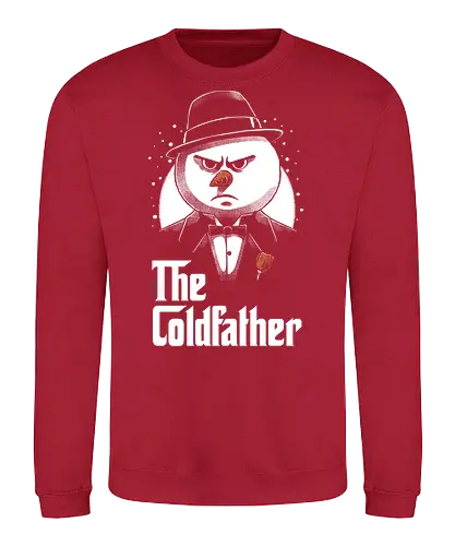 Snowman Mafia Movie - movies, crime, drama, cult, movie, mafia, cult film, cult movie, classic movie, retro vintage, Holiday, Winter, Christmas, Christmas Vacation, Christmas Eve, snow, snowman - Sweatshirt