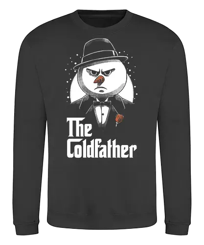 Snowman Mafia Movie - movies, crime, drama, cult, movie, mafia, cult film, cult movie, classic movie, retro vintage, Holiday, Winter, Christmas, Christmas Vacation, Christmas Eve, snow, snowman - Sweatshirt