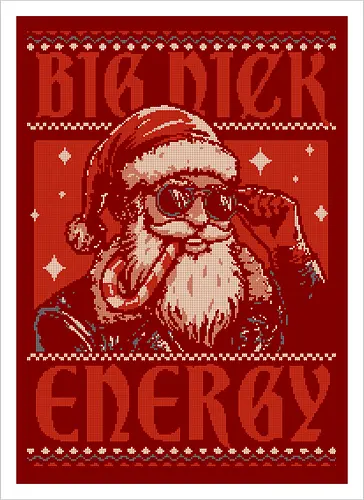 Ugly Sweater Big Santa Claus