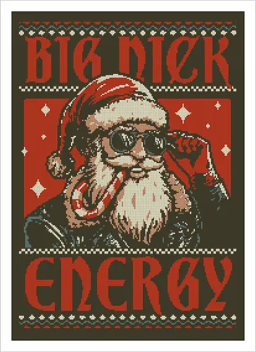 Ugly Sweater Big Santa Claus