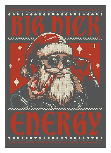Ugly Sweater Big Santa Claus