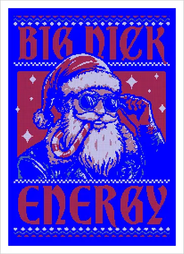 Ugly Sweater Big Santa Claus