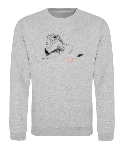 lion - lion, sumie, japan - Sweatshirt