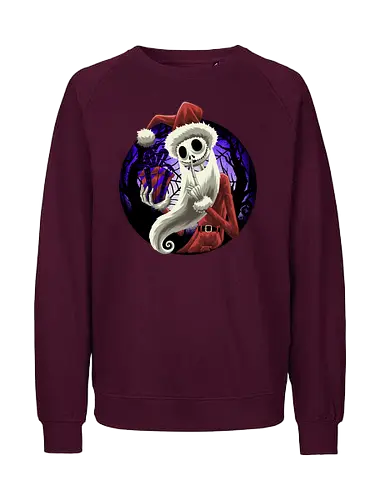 Nightmare Santa - The Nightmare Before Christmas, Jack Skellington, Santa - Fairtrade Sweatshirt