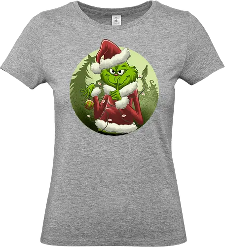 Christmas Stealer - The Grinch, Christmas - Standard T-Shirt (Women)