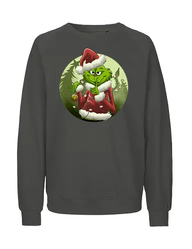 Christmas Stealer - The Grinch, Christmas - Fairtrade Sweatshirt
