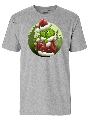 Christmas Stealer - The Grinch, Christmas - Fairtrade T-Shirt