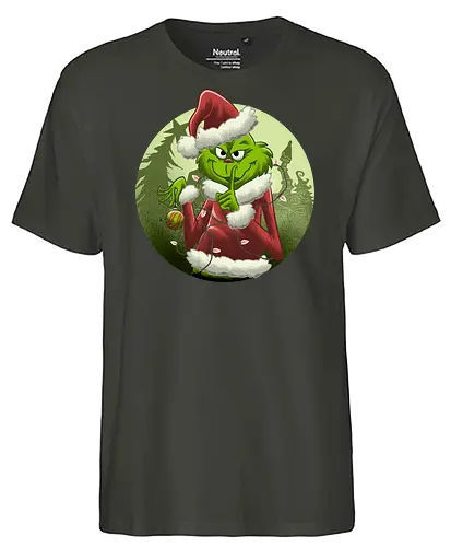 Christmas Stealer - The Grinch, Christmas - Fairtrade T-Shirt