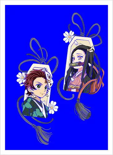 Kamado Siblings Omamori Charms