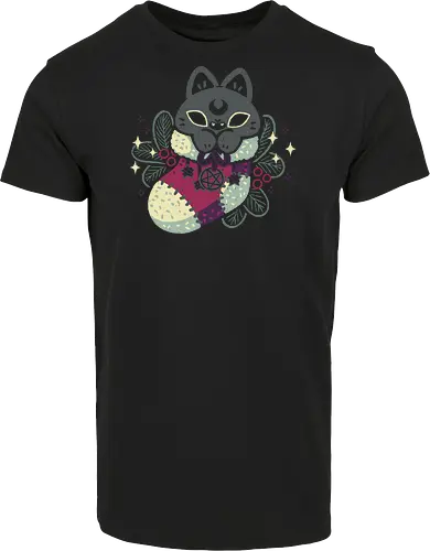 Gothic Cat Christmas Stocking