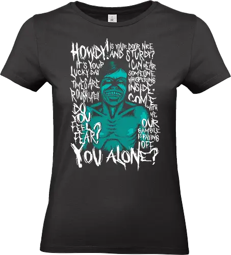 Pale visitor - alien, monster, scary, alone, halloween, human, game, im not human - Standard T-Shirt (Women)
