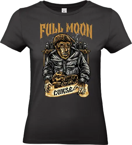 Full Moon Curse - Movie, film, novel, horror, monster, creature, characters, werewolf - Standard T-Shirt (Women)