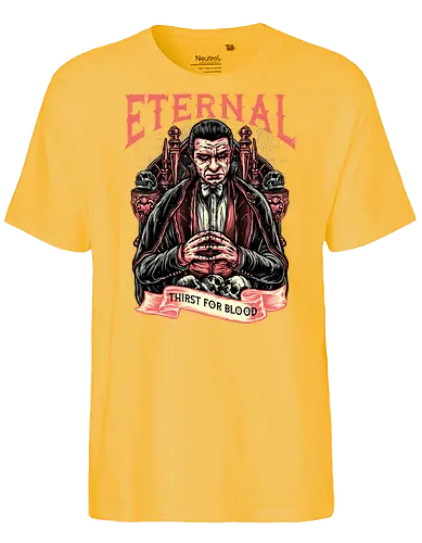 Eternal Thirst - Movie, film, novel, horror, monster, creature, characters, vampire - Fairtrade T-Shirt