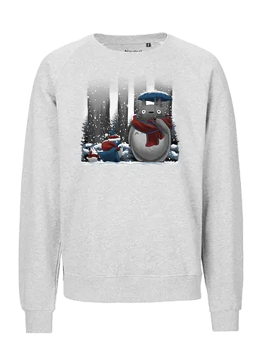 Neighbor In Snow - Anime, famous anime, Winter, Christmas, Snow - Fairtrade Sweatshirt
