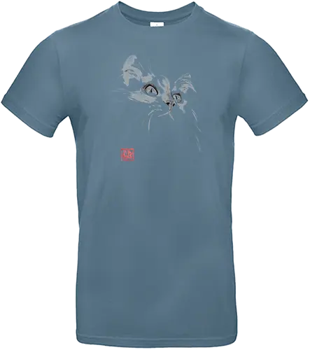 fluffy kitty - cat, sumie, japan - Standard T-Shirt