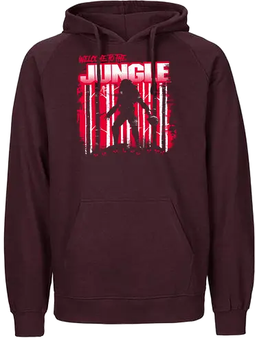 Welcome to the Jungle 87 - Welcome to the Jungle, predator, badlands, 1987, 80s, arnie - Fairtrade Hoodie