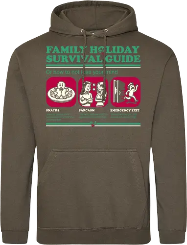 Family Holiday Survival Guide - Ironic Sarcasm Gift