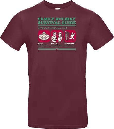 Family Holiday Survival Guide - Ironic Sarcasm Gift