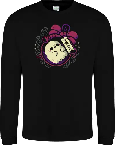 Cute Ghost in Christmas Bauble