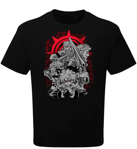 cleaner squad  - anime, manga, gachiakuta, art, cool, cleaner, hiphop, punk, japanese, japan art - Oversize T-Shirt