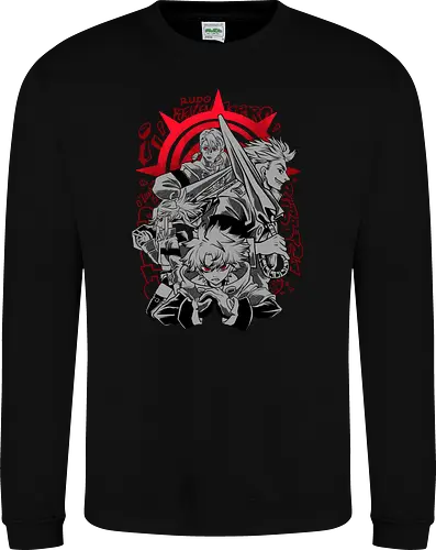 cleaner squad  - anime, manga, gachiakuta, art, cool, cleaner, hiphop, punk, japanese, japan art - Sweatshirt