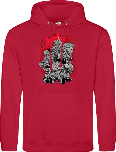 cleaner squad  - anime, manga, gachiakuta, art, cool, cleaner, hiphop, punk, japanese, japan art - Standard Hoodie