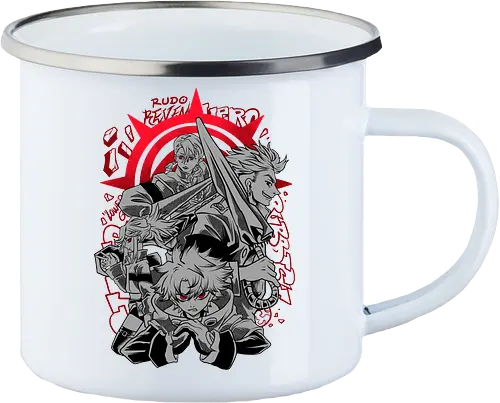 cleaner squad  - anime, manga, gachiakuta, art, cool, cleaner, hiphop, punk, japanese, japan art - Enamel Mug