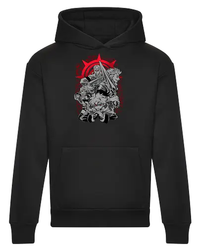 cleaner squad  - anime, manga, gachiakuta, art, cool, cleaner, hiphop, punk, japanese, japan art - Heavyweight Hoodie