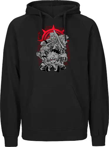 cleaner squad  - anime, manga, gachiakuta, art, cool, cleaner, hiphop, punk, japanese, japan art - Fairtrade Hoodie