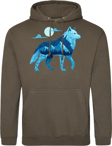 Geometric Arctic Wolf