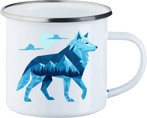 Geometric Arctic Wolf