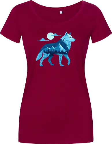 Geometric Arctic Wolf