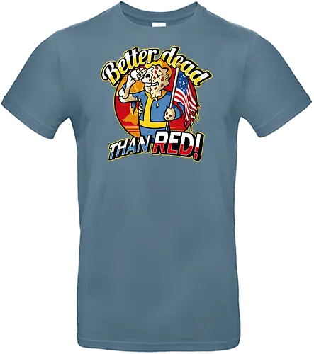 Better dead than red - fallout, game, demonigote, red, america, usa, nuke - Standard T-Shirt